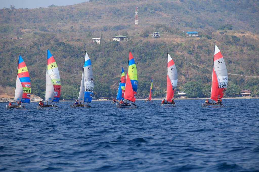 Hobies at Punta Fuego Regatta ©  Jerry Rollin